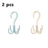 360° Rotated Four-Claw Hook Multi-Purpose  Purse Hanger Rotatable Hanging Bag Hat Scarf Dormitory Storage Punch-Free