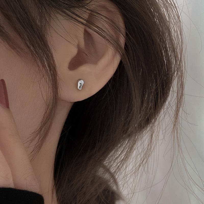 

Stone Earrings Small With Silver Needle Latest Fashionable Design Women For L