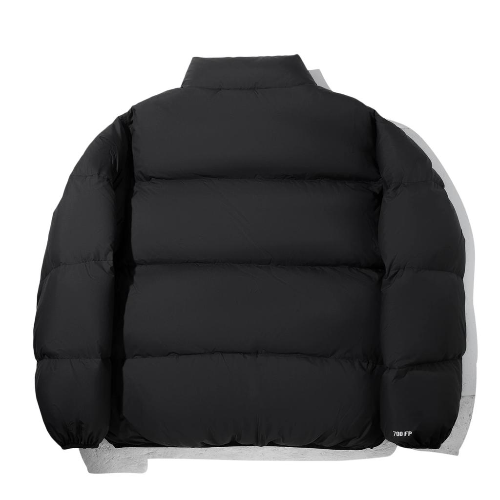 Li Ning Down Jackets Men's Black Stand Collar Moderate AYMV541-2