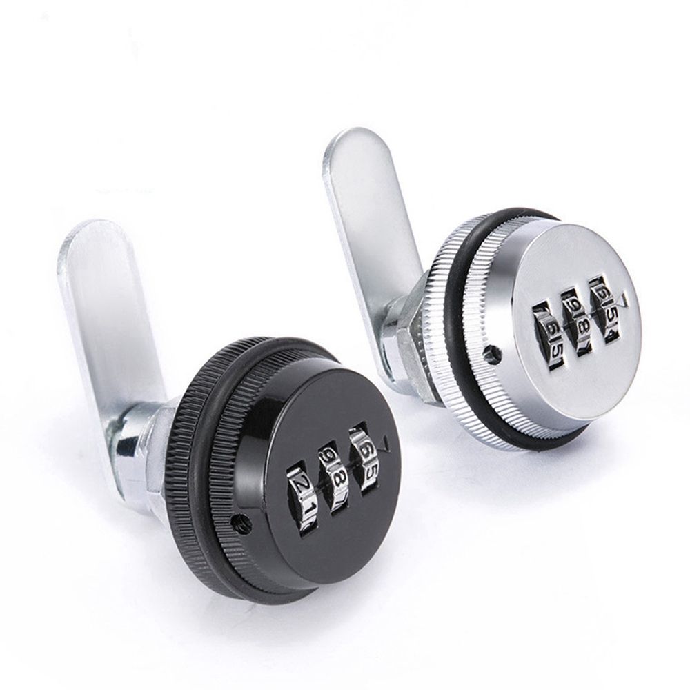 3 Digit Combination Door for Cabinet File Cam Lock Cabinet Locks Safe Hardware Password Lock