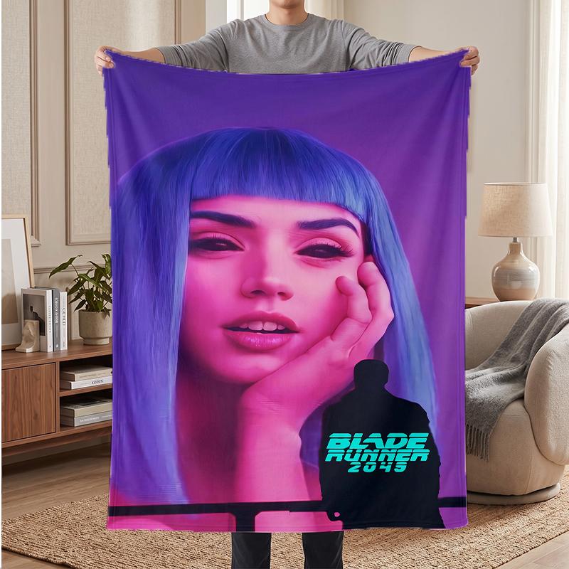 Blade Runner Soft Warm Flannel Blankets Comfortable Blanket for Home Decoration Gifting