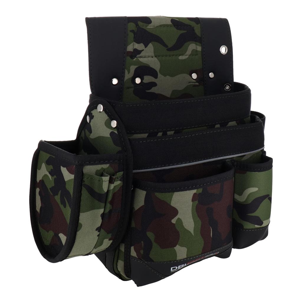 Sankyo Corporation DBLTACT Nail Bag, Green Camouflage, DT-19-GC