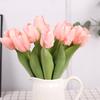 Yousheng Simulated Tulip 37cm Artificial Tulip Faux Silk Fake Tulip Flower Bulk for Vase Wedding Home Decor Spring Parties Mother's Day Gift