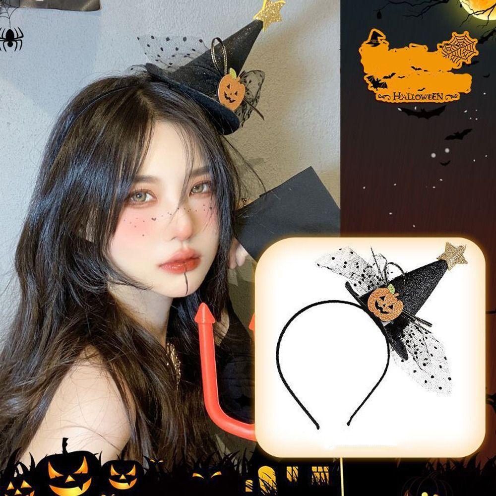 Bat Bat Headband Star Pumpkin Hairband Fashion Halloween Hair Hoop  Cosplay
