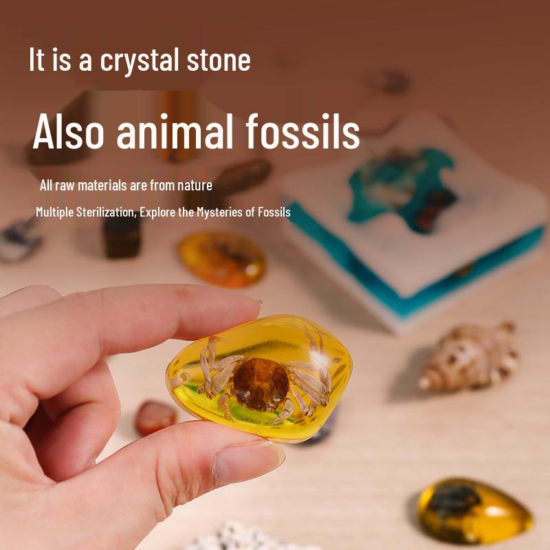 Dinosaurs Soap Blind Box: Gem and Crystal Digging Toy Gift for Kids