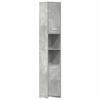 VidaXL Bathroom Cabinet, Concrete Grey 30x30x183.5 Cm Particleboard