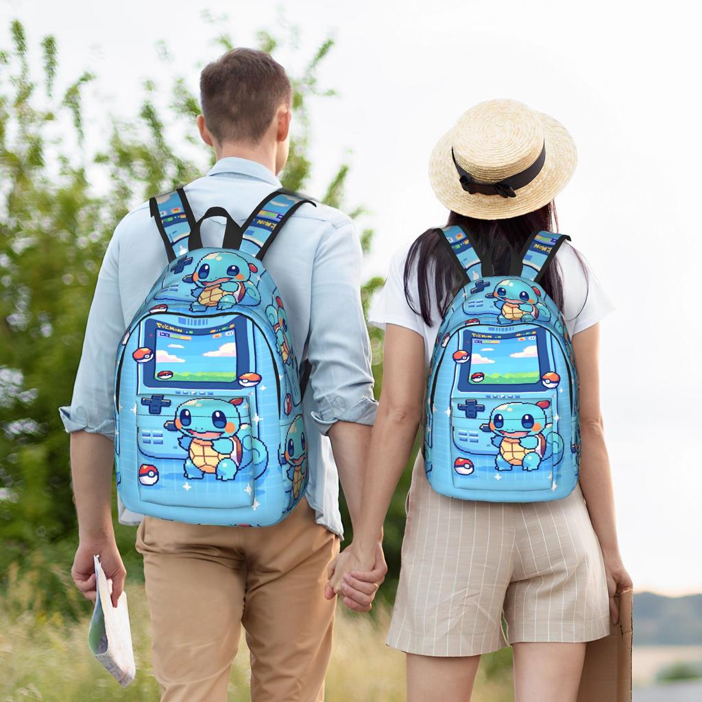 Fashion Funny Pokemon Theme Backpack  Mochilas Light For School Large Capacity Rucksack
