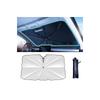 New upgrade Windshield Sun Shade Umbrella for Car - Collapsible sun umbrella with sun protection Protect Car from Sun Rays Heat Damage Keep Cool and