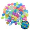 200Pcs Luminous Stone Glow In Dark Garden Pebbles Glow Stones for Outdoor Lawn Walkways Home Decoration Fish Tank Aquarium Rocks