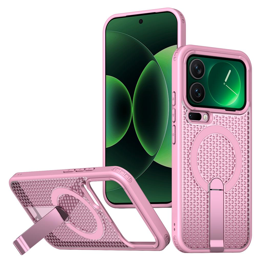 Supporto Raffreddante a Nido d'Ape Custodia Magnetica per Xiaomi 17 Pro Max 15T 14T Pro 15tpro 14tpro Lussuosa Cover Protettiva Corazzata Rigida