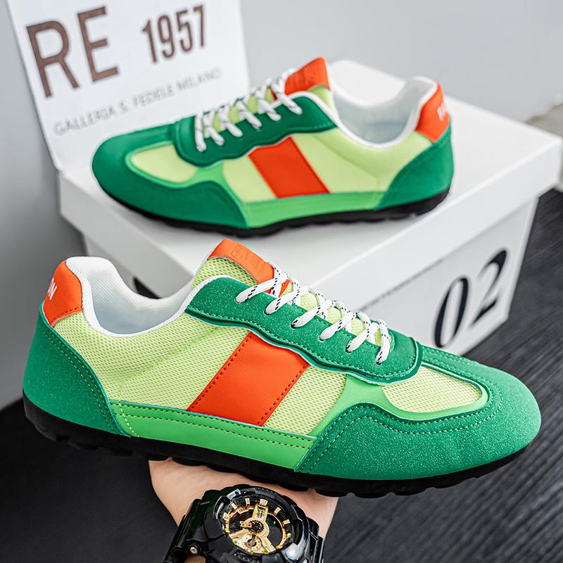 Men's casual sports shoes, fashionable lightweight running tennis shoes, spring and autumn large size