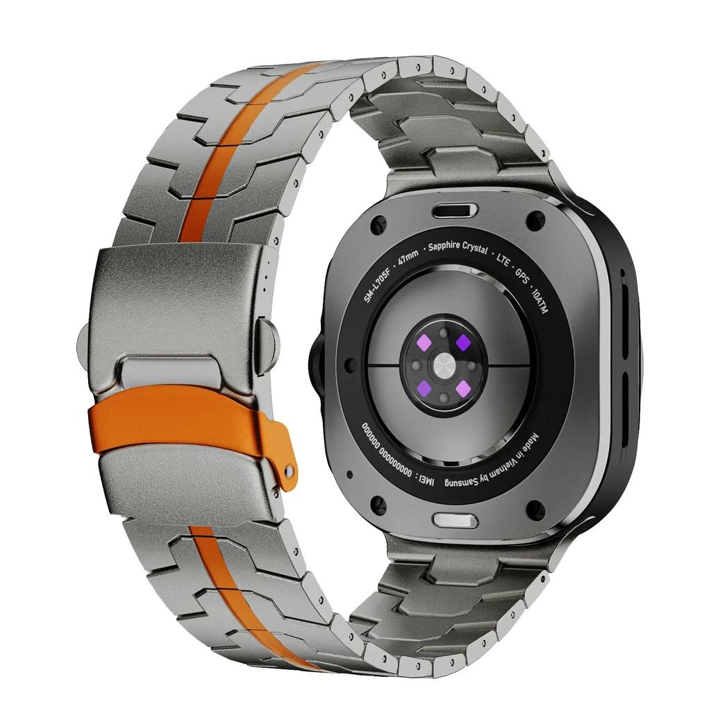 Kein Spalt Titanarmband für Samsung Galaxy Watch Ultra 2025 47mm Metallarmband Correa für Galaxy Watch 8-7 Ultra 47mm Armband