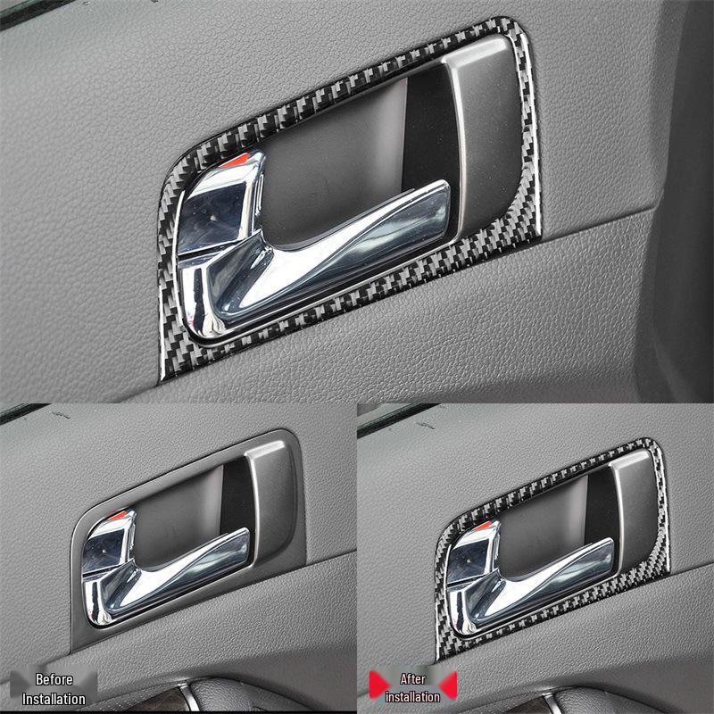 Carbon Fiber Interior Door Handle Stickers for Kia 11-15 K5