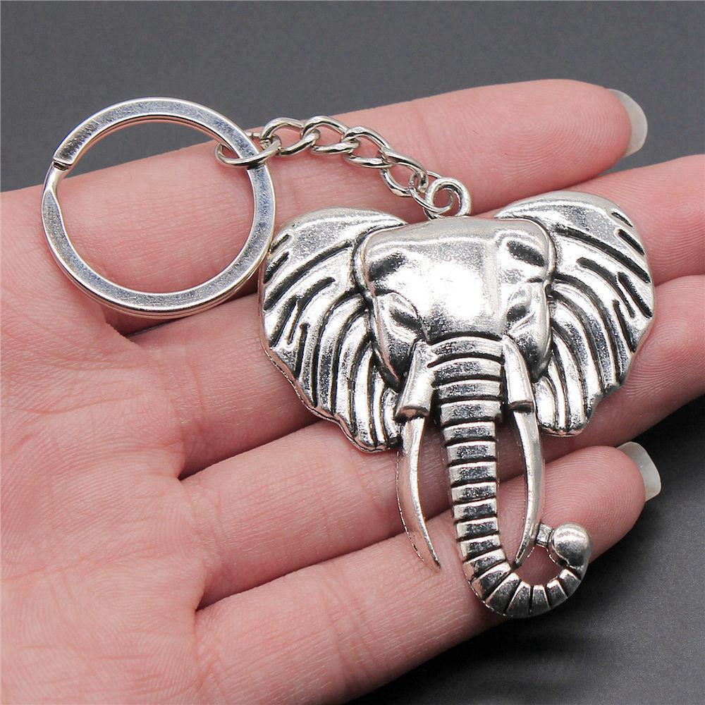 Big Elephant Animal Keychain for Women Best Seller Sweet Christmas Gift Streetwear Car Key Ring