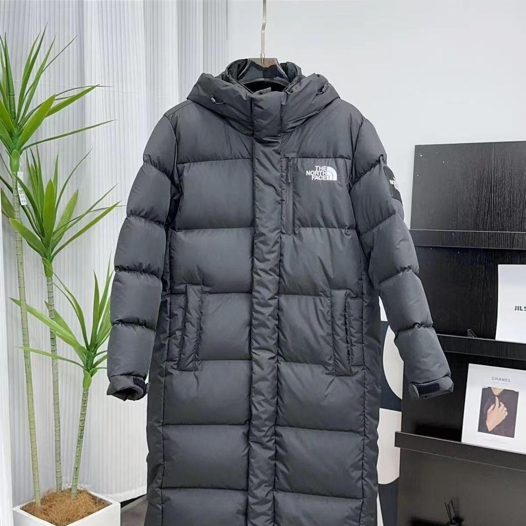 North Face Unisex Uzun Kalın Kaz Tüyü Mont: Diz Üstü, Su Geçirmez, Kapüşonlu Kışlık Mont