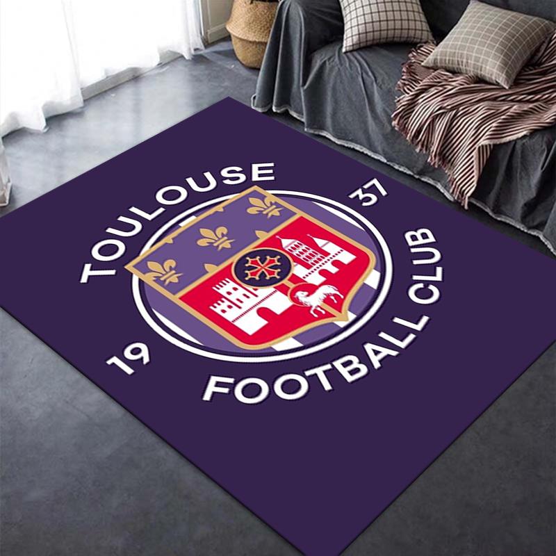 Tolouse FC Carpet Rug for Living Room Bedroom Home Sofa Decoration,Kids Play Non-slip Floor Mat
