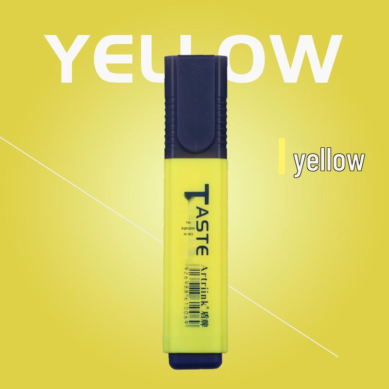 Large Capacity Eye-Safe Fluorescent Highlighter Pen for Students and Drawing Journals