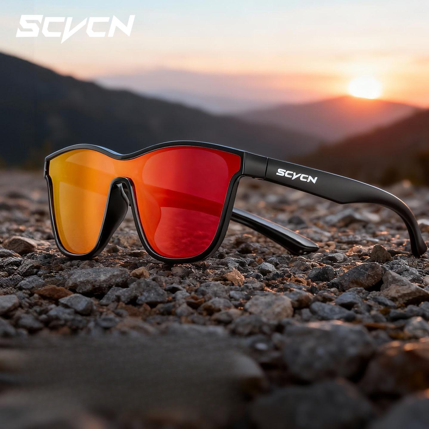 Attractive Glasses Women's Scvcn Polarized Cycling Glasses Sunglasses Woman Fishing Glasses Accessories Uv400 Bike Bicycle Men Sports Eyewear Camping