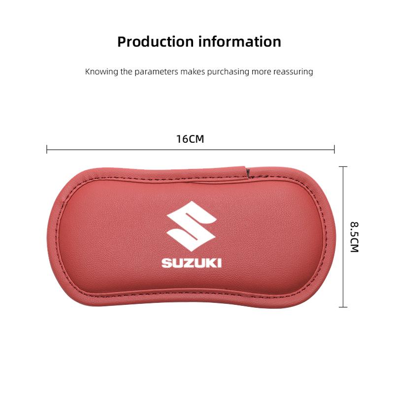 TLIN5 Car Knee Cushion Pad Leather Soft Memory Foam Leg Support Mat For Suzuki Swift Vitara Baleno Jimny Samurai SX4 Ignis Alto Splash
