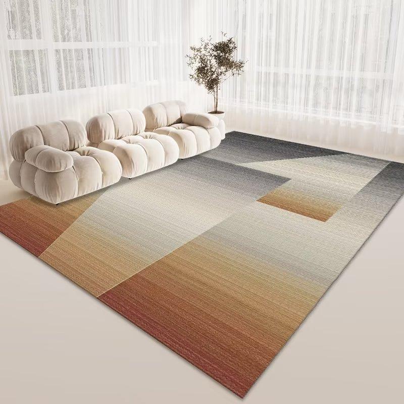 Geometrisch bedruckte Dekoration Heimteppich Wohnzimmer Moderner Stil 200x250 Große Bereichsteppiche für Schlafzimmer Weiche Rutschfeste Matte Kinder