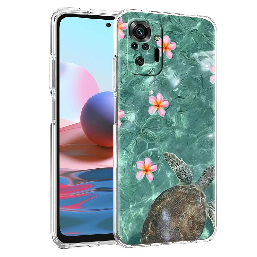 Phone Case For Xiaomi Redmi Note 15 14 5G 13 12 10 11 Pro Plus 4G 14C 13C 12C Soft TPU Cover Summer Colorful Flower