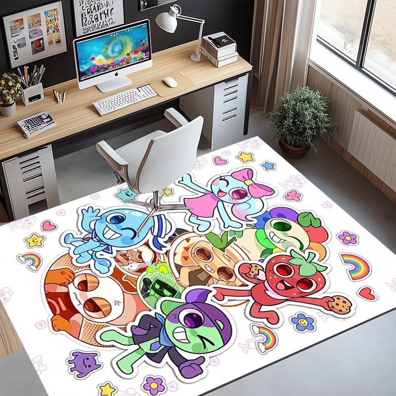 Dandy's World Pattern Rug, Indoor/Outdoor Mat, for Picnic, Gameroom, Bedroom, Office, Living Room, Home Decor Carpet, Birthday Gift