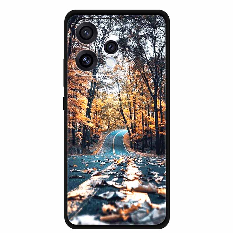 

Для Oppo Reno 15 15c Чохол Свіжа Квітка М який Силікон ТПУ Чохли для Телефону для Reno15 Reno15C Ударостійкий Крутий Вовк Тварини Захисний For Reno 15C