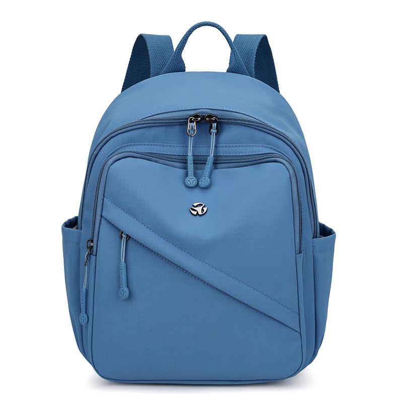 New Fashion Oxford Cloth Backpack Casual Travel Women's Bag with Multi-compartment Zipper Large Capacity