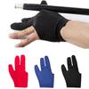 Spandex Snooker Billiard Cue Glove Pool Left Hand Open Three Finger Accessory