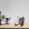Stabiler Holzhalter Ausstellungsständer Regal Verstellbarer Holzstaffelei Halter zum Präsentieren von Tellern Bildern und Büchern auf Tischplatten