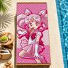 anime cartoon cute S-SailorS M-Moon FK Towel Pool soft Beach Towels Trip swim bath Towel Gym Spa home room Decor Holiday Gift