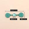5 Pcs Cheongsam Tray Buckle a Word Buckle Hanfu Tang Suit Button Accessories Chinese Handmade Button Clothing Bead Decorative