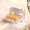 2Pcs Clearly plastic Soap Dish Modern Waterproof Soap Holder Easy Installation Bathroom Essential Shelf Kitchen Friendly