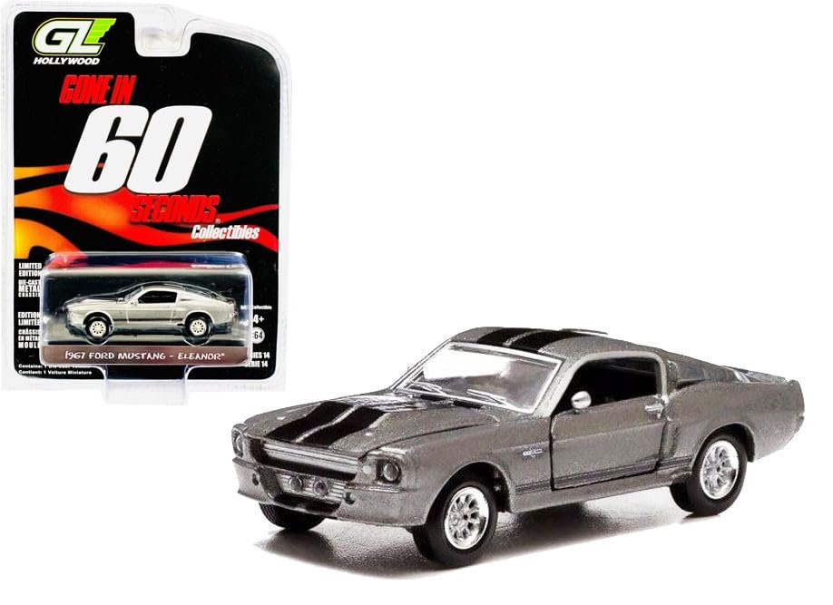 

GREENLIGHT 1/64 Scale Ford Mustang Eleanor 1967 Gray Gone in 60 Seconds GREENLIGHT Gone in 60 Seconds Mustang Eleanors [Parallel Import]