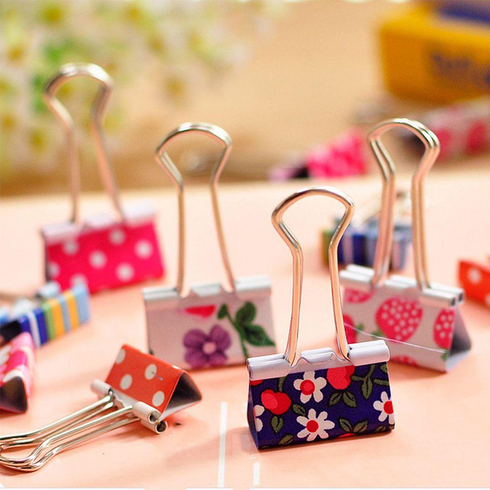 

Очаровательный Креативный Прекрасный Цветок Несколько Файлов Ассорти Симпатичный Печатный Цветной Металл 20 шт. Переплетная бумага