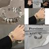 High-end Titanium Steel Cat Eye Bracelet Fashionable Personalized Chic 2024 Spring