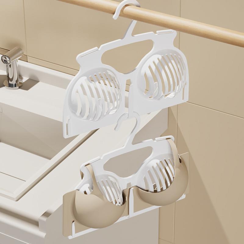 2Pcs Bra Display Hangers Space Saving Stackable Hangers Underwear Drying Rack For Bedroom Shop Closet Bra Underwear Clothes