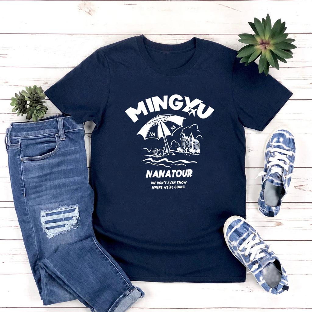 Seventeen Nana Tour T-shirt Right Here World Tour Μπλούζα Γυναικεία Κοντομάνικη Μπλουζάκια Kpop Μπλούζα Κορεατικό Συγκρότημα Μπλουζάκι Γυναικεία Ρούχα K-pop Τοπ