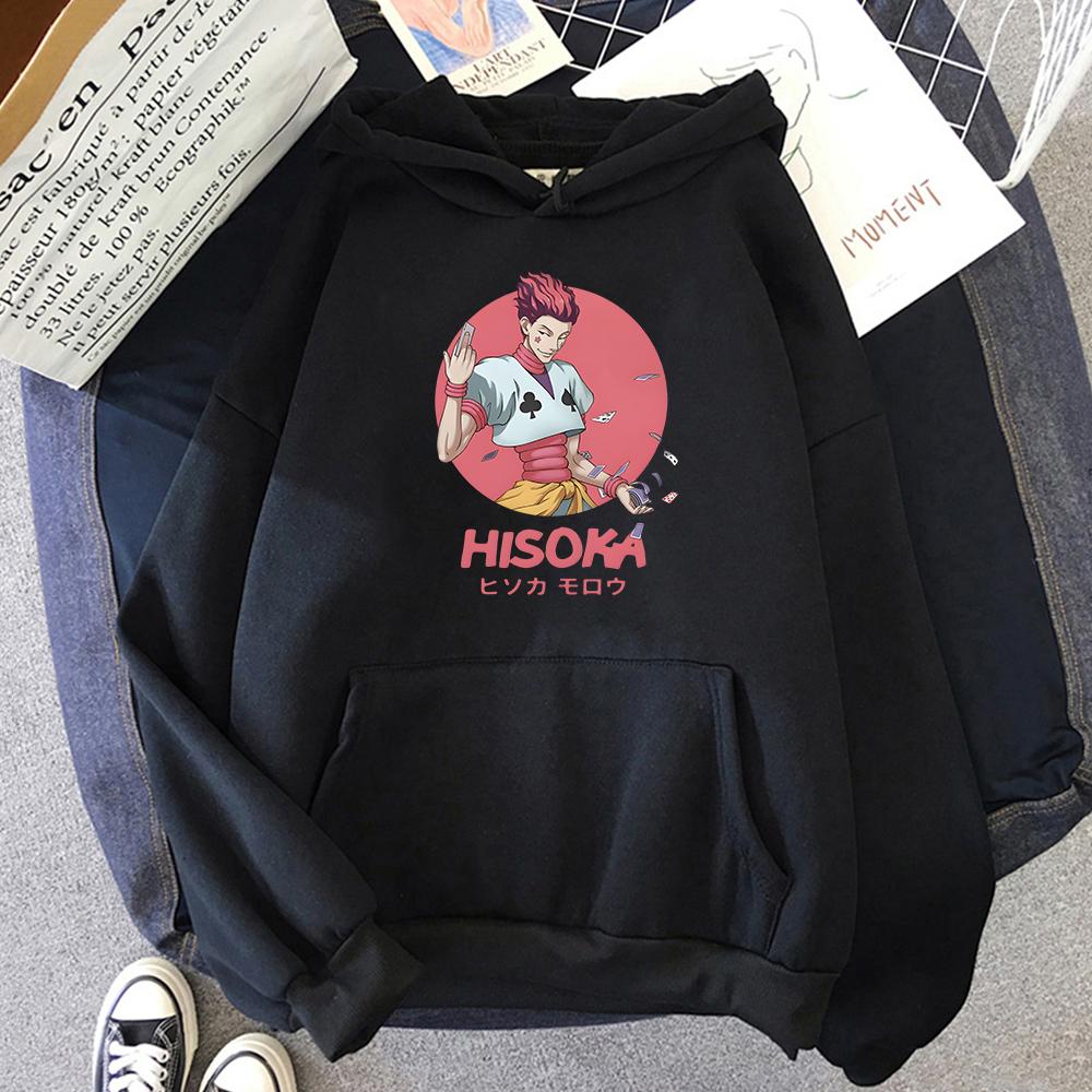 Cute Unisexs Hunterxhunter Hoodies Hunter X Hunter Unisex Women Pullovers Hoodies Sweatshirts Killua Zoldyck Hisoka 90s Anime Hoody
