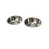 Stainless Steel Solid Eco-Friendly Waterproof Tilted Pet Bowl-Elevated Feeder for Cats with Neck Health Benefits Travel Use
