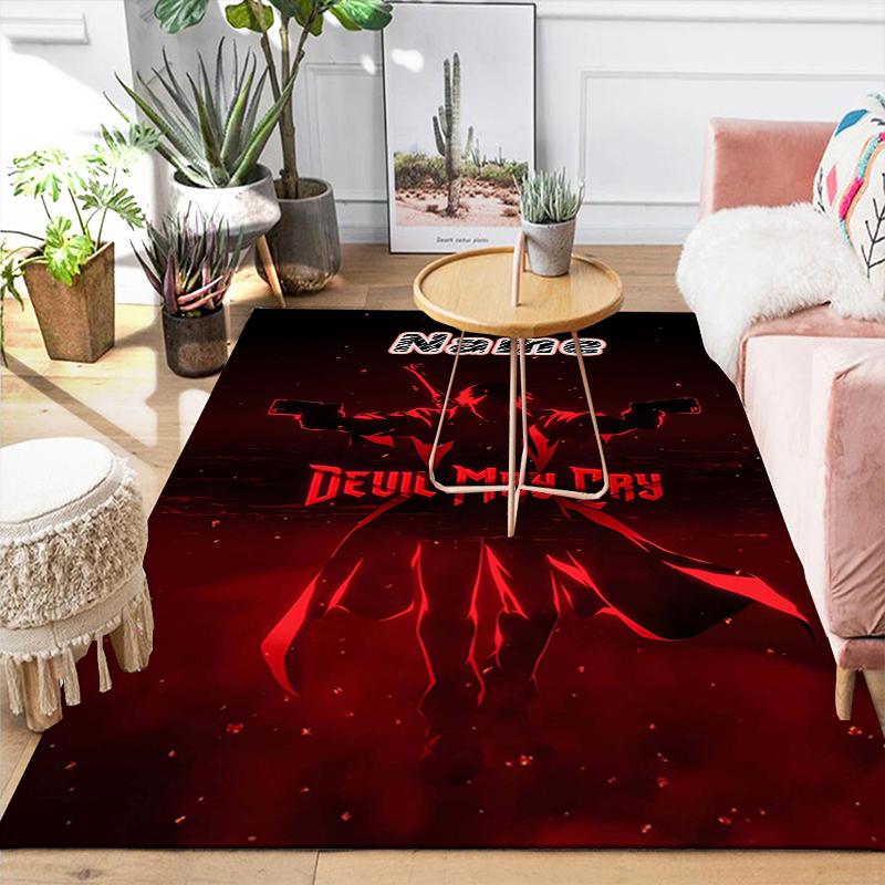 Custom 1Pc Devil May Cry Theme Rug Office Carpet Indoor Outdoor Entrance Doormat Nonslip Soft And Comfortable Living Room D291536