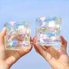 Twisted Transparent Glass Cup Decor Whisky Cocktail Beer Glas Wine Tea Mok Kitchen Bar Club Wijn Glas Festival Party Supplies