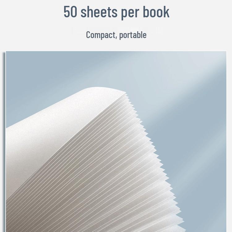 Waterproof Transparent Sticky Notes for Students - Quick-Drying Memo Pad for Exams & Note-Taking