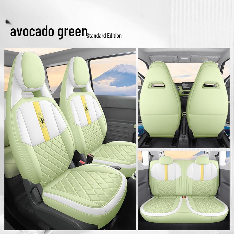 Panda MINI Universal Breathable Car Seat Cover – Cute, Wear-Resistant, Perforated, Four-Season Compatible