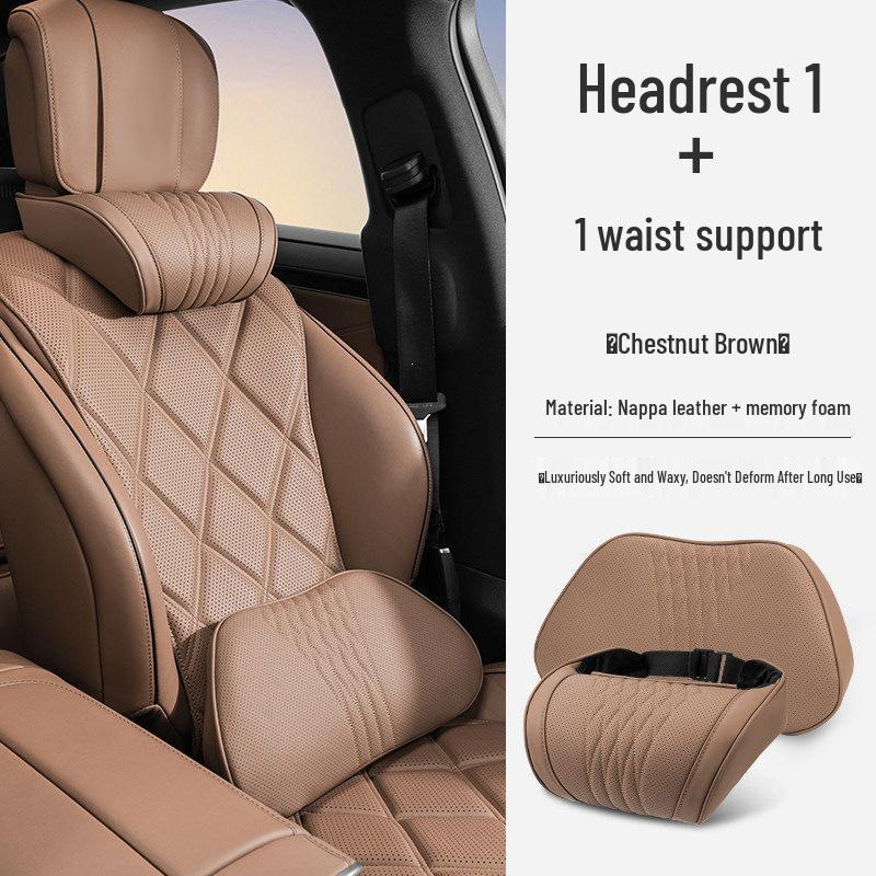 Compatible Neck and Lumbar Support for 26 Nio Models (ES8/ES6/ET5) - Car Headrest Pillow and Backrest Accessories.