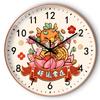 14-inch 35cm Spring Festival Festive Chinese Style Wall Clock Living Room Bedroom Wall Hanging Creative Silent Clock Watch
