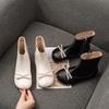 Genuine Leather Girls' Martin Boots - Autumn/Winter 2025 British Style Princess Short Boots.