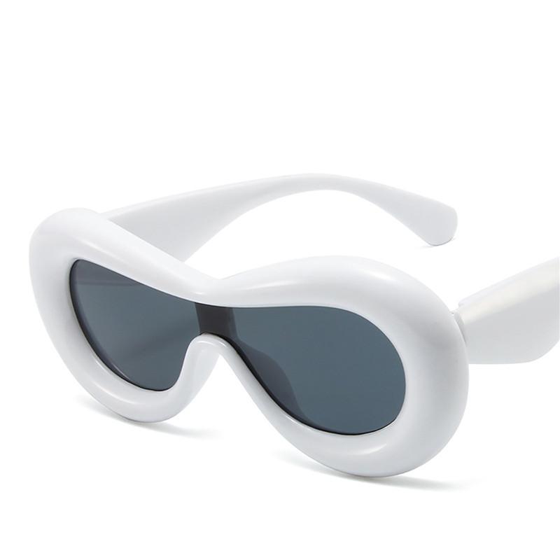 New Oval Sunglasses for Men Women Fashion Retro  Design Shades Eyewear Female Candy Color Goggle Uv400 Glasses De Sol