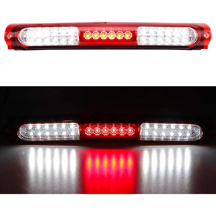 For 1997-2003 Ford F150 / 2004 Heritage LED 3Rd Third Brake High Mount Light Cargo Light Stop Lamp (Red)