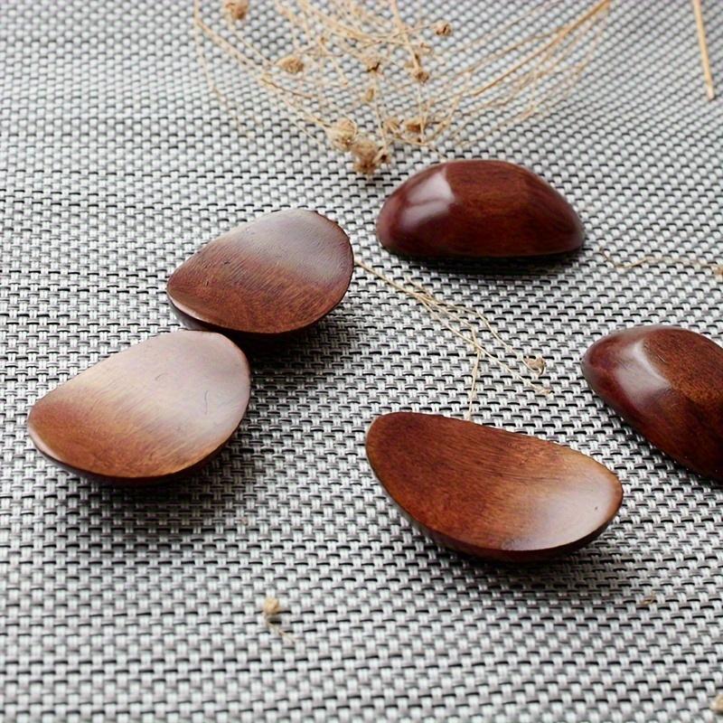 5pcs Japanese-style Wooden Chopsticks Stand Nanmu Big Ingot Chopsticks Stand Creative Cute Tableware Simple Household Utensils